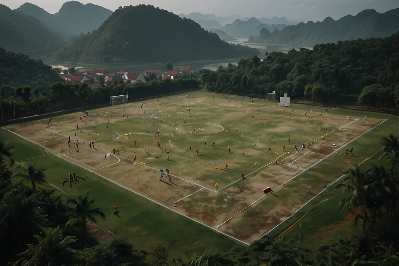 Việt Nam có tất cả bao nhiêu sân bóng?